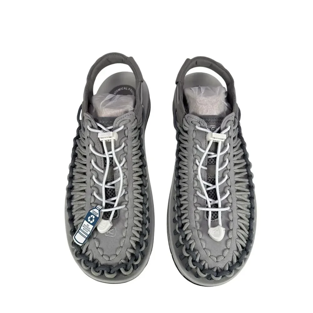 KEEN x Loftman Uneek Sandals Mens 10 Corded Slip On Outdoor Casual Grey Drizzle
